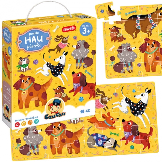 CzuCzu Puzzle Hau Psići, 40 kom