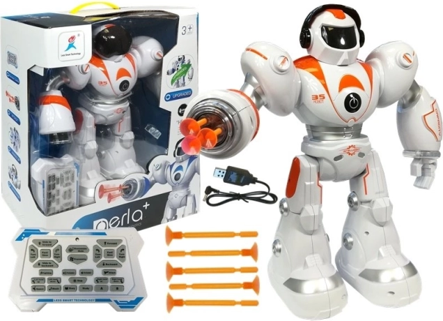 Zabavan daljinski upravljani robot s projektilima