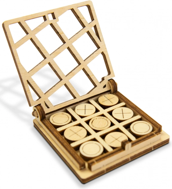Drvene džepne križić-kružić WOODEN CITY – 3D puzzle
