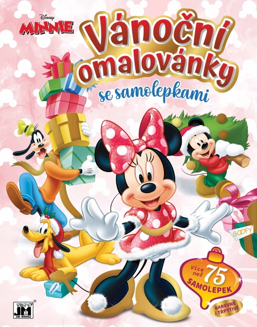 Božićne bojanke sa naljepnicama MINNIE