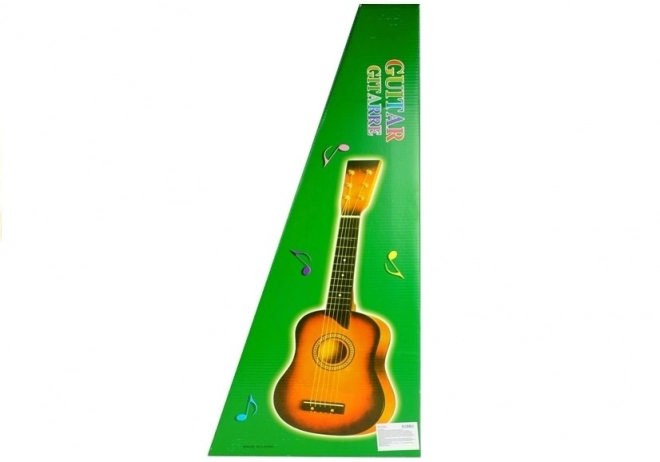 Drvena klasična gitara s trzalicom crna 60 cm