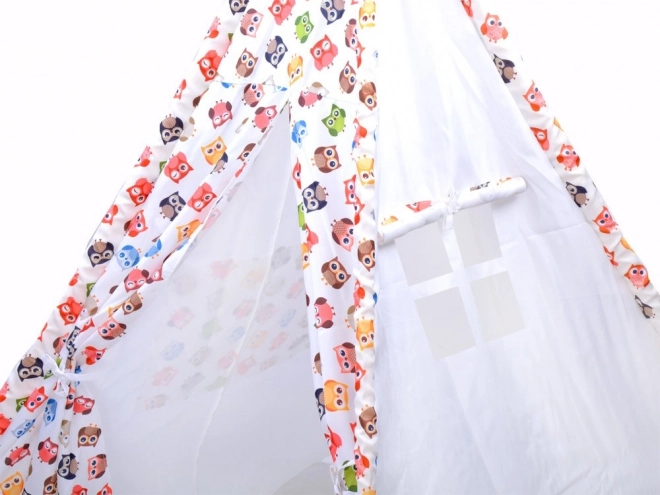 Dječji teepee šator Vesela sove