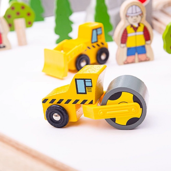 Bigjigs Rail Drvena željeznica planinska staza 112 dijelova