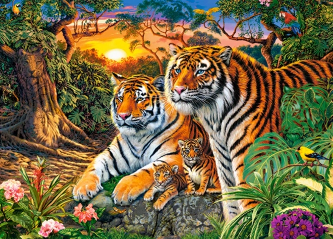 Puzzle 180 dijelova Tiger Family