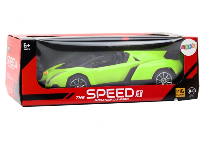 Zelena Sportski Auto na Daljinsko Upravljanje 1:18