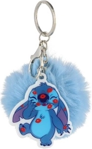Privjesak za ključeve Stitch s pomponom