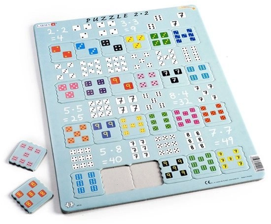 Larsen Znanstvene puzzle Množenje s kockama
