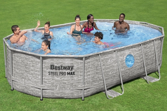 Samonosni bazen Bestway Power Steel Swim Vista 427 x 250 x 100 cm