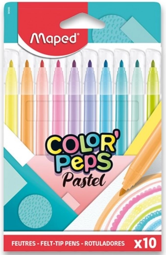 Maped flomasteri Color'Peps pastel, set 10 kom