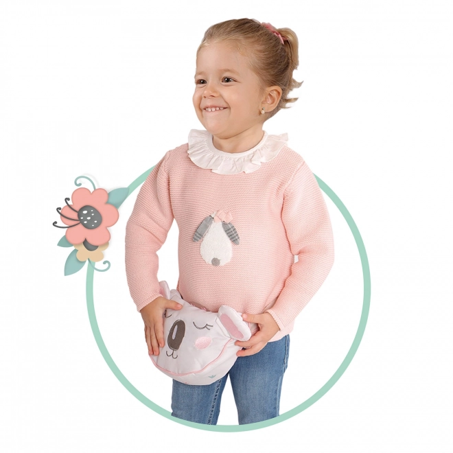 Moja prva kolica za lutke s torbom Koala 56 cm