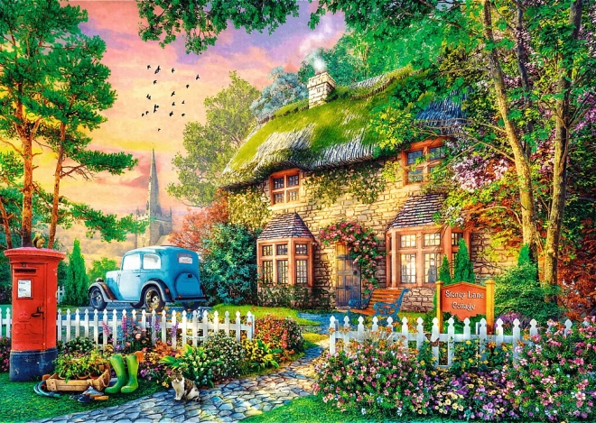 Puzzle 1000 dijelova Premium Plus Kvaliteta Kuća iz kamene linije