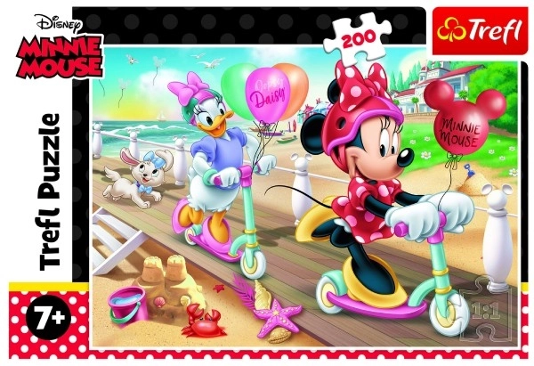Slagalica 200 komada Minnie na plaži Disney Minnie