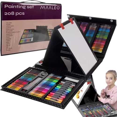 Malerski set u kovčežiću - 208 kom Maaleo 21645