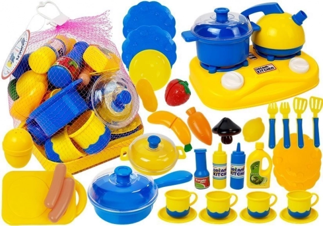 Set plastičnog posuđa Little Cook Pots