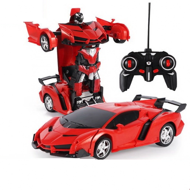 Auto Robot 2u1 Pilot R/C Svjetlo Zvuk Drift – Crveni