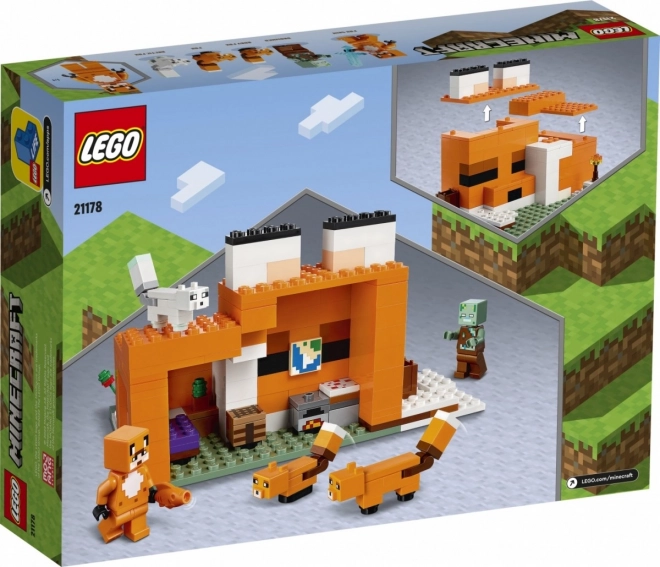 LEGO Minecraft 21178 Lisčji dom