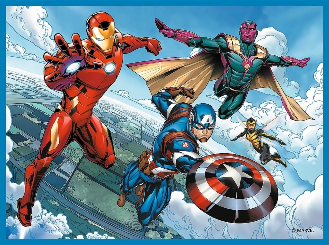 TREFL Set 3u1 Avengers: Junaci u akciji (2x puzzle + memory)