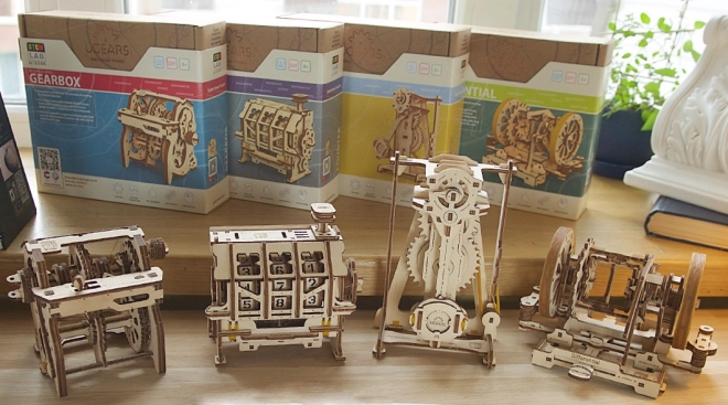 Ugears 3D puzzle - Blagajna računalo 157 dijelova