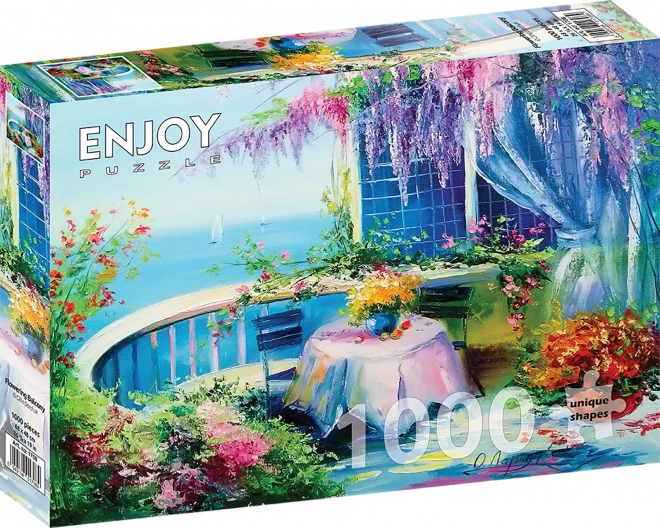 Puzzle Cvjetni balkon 1000 dijelova