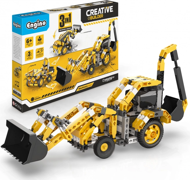 Konstrukcijski set Engino Creative Builder Bager-utovarivač