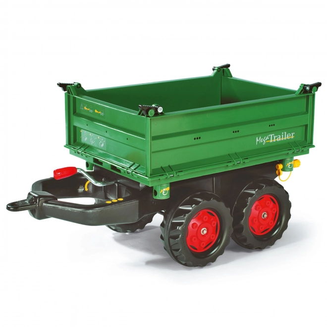 Odlična zelena prikolica Mega Trailer za traktor Rolly Toys
