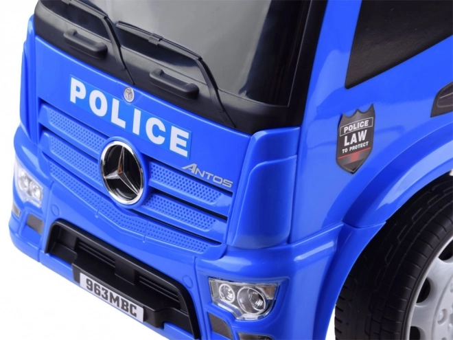 Dječji guralica sa zvukom Mercedes Antos POLICE plavi
