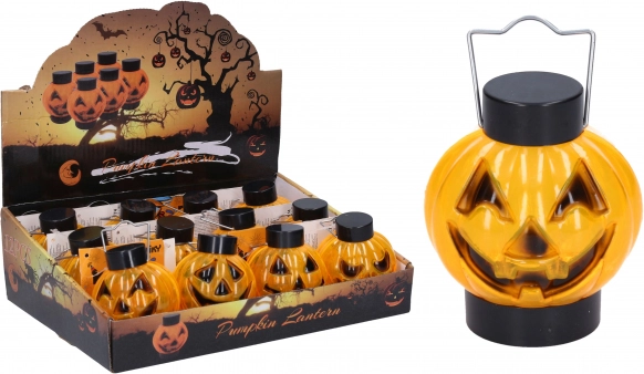 svjetleća halloweenska bundeva 8 × 7 cm