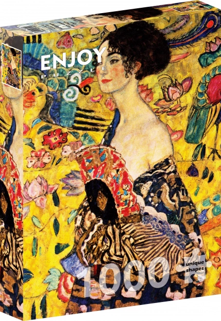 ENJOY puzzle Dama s lepezom od Gustava Klimta 1000 dijelova