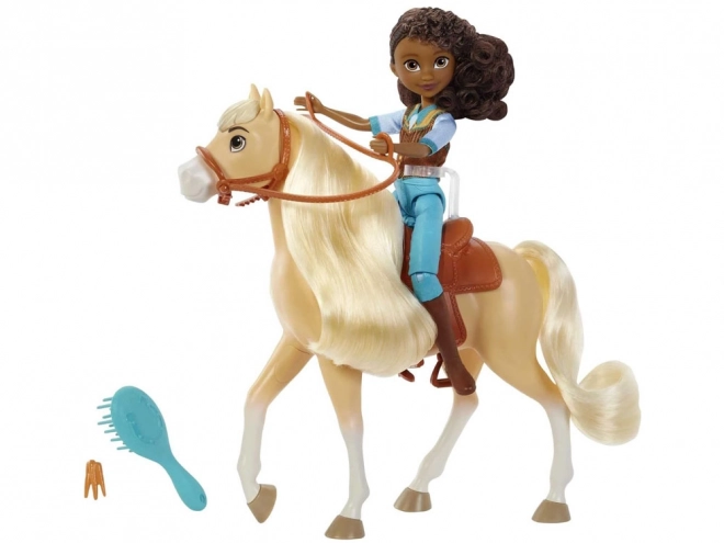 Lutka Spirit Pru i konj Šlicznotka od DreamWorks