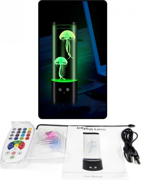 Ukrasna LED lampica s meduzama na baterije i USB kabel