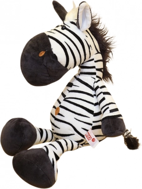 Plišana igračka zebra crnobijela 25 cm