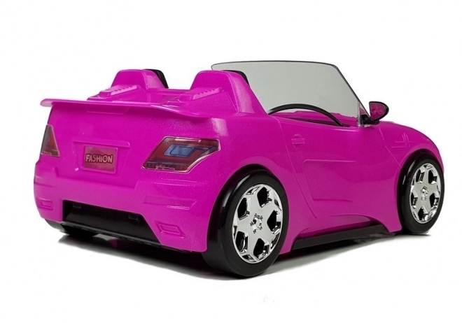 Ružičasti automobil za lutke Cabrio 34 cm