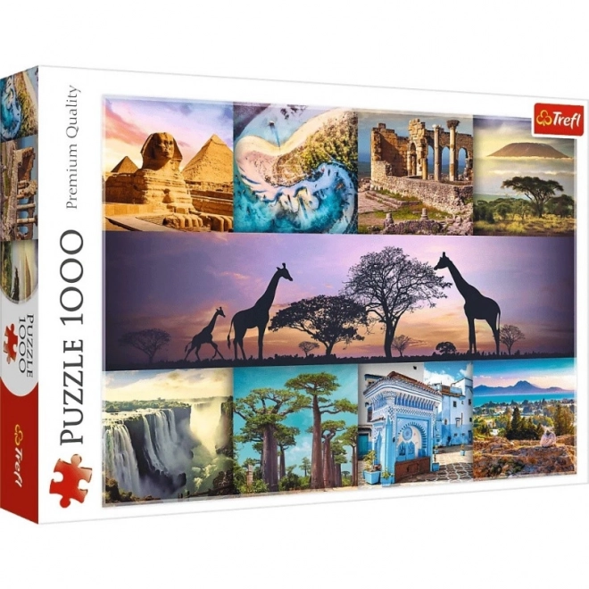 Trefl Puzzle 1000 dijelova - Kolaž Afrika