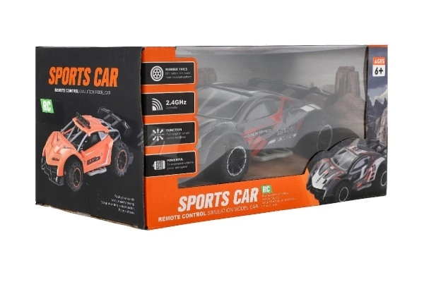 RC sportski auto 2,4GHz sivo-tirkizno 20cm – Sivo-crveno