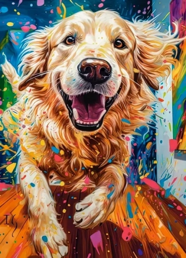 Puzzle Pseća radost 260 dijelova CASTORLAND