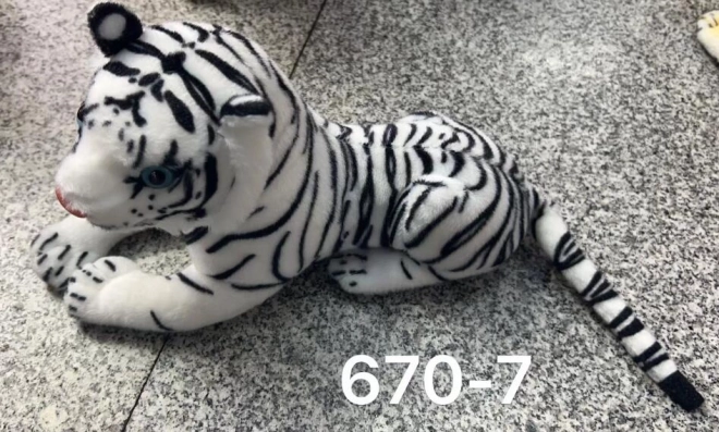 Plišani bijeli tigar