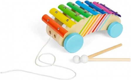Drveni vučni ksilofon BIGJIGS TOYS