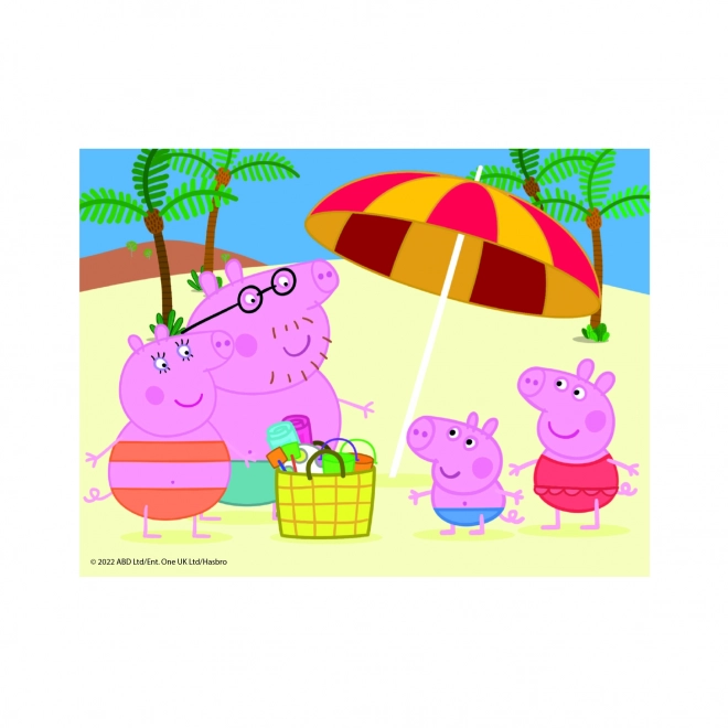 PEPPA PIG 12 Drvene licencne kocke
