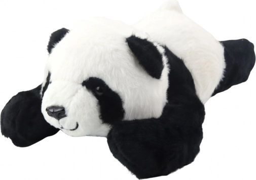 Plišana ležeća panda 30 cm crno-bijela