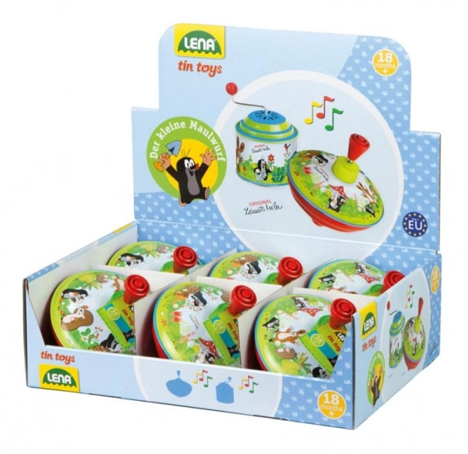 Káča rotirajući Krtek metal/plastika 13cm