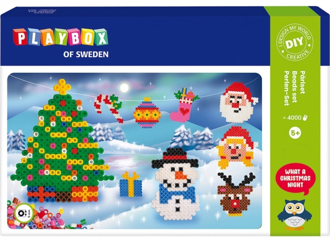 Playbox Peglica Perle Set Božić 4000 kom