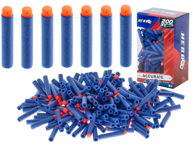 Zamjenske metke kompatibilni s NERF 7,2 cm KUTIJA 200 kom.