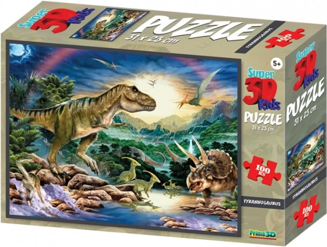 Puzzle Tyrannosaurus 3D 100 dijelova