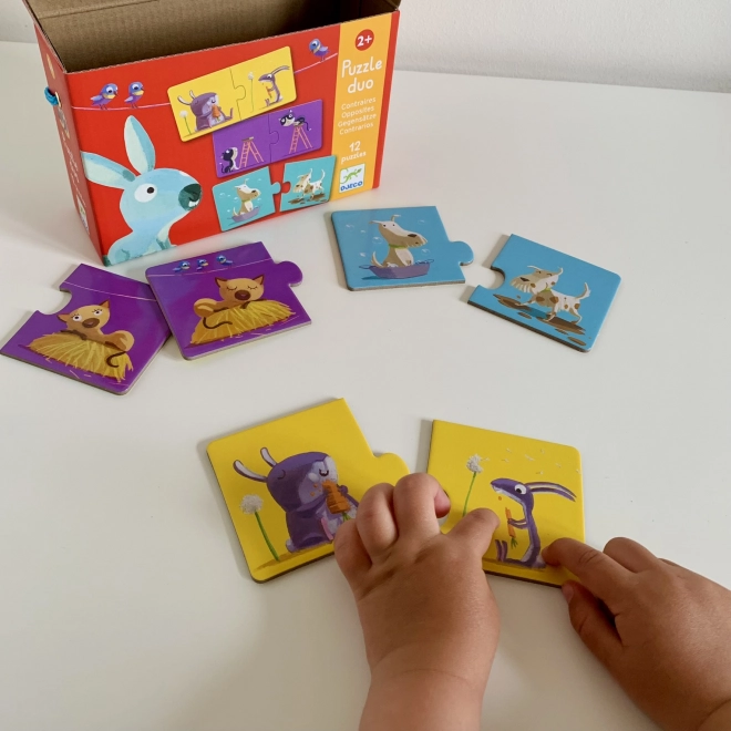 DJECO Duo puzzle Suprotnosti