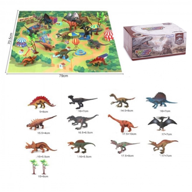 Set dinosaurusa XL s podlogom