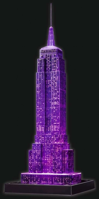 RAVENSBURGER Svjetleća 3D slagalica Noćna edicija Empire State Building 216 dijelova