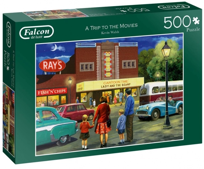 Puzzle Posjet kinu 500 dijelova
