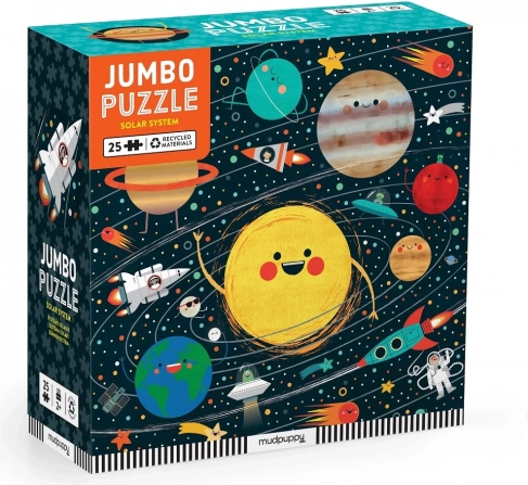 Mudpuppy jumbo slagalica Sunčev sustav 25 dijelova