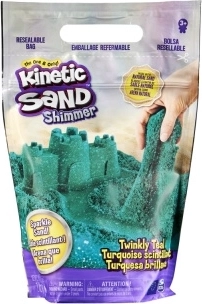 Kinetic Sand modrozelena svjetlucava pijesak 0,9 kg