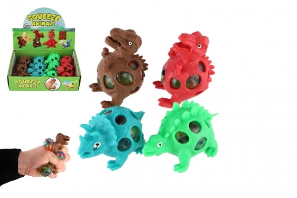 Antistresni dinosaurus stiskavi sluz 7x5cm 4 boje u vrećici